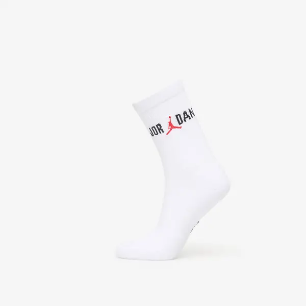 Jordan Чорапи Jordan Everyday Crew Socks 1-Pack White/ Black/ University Red L