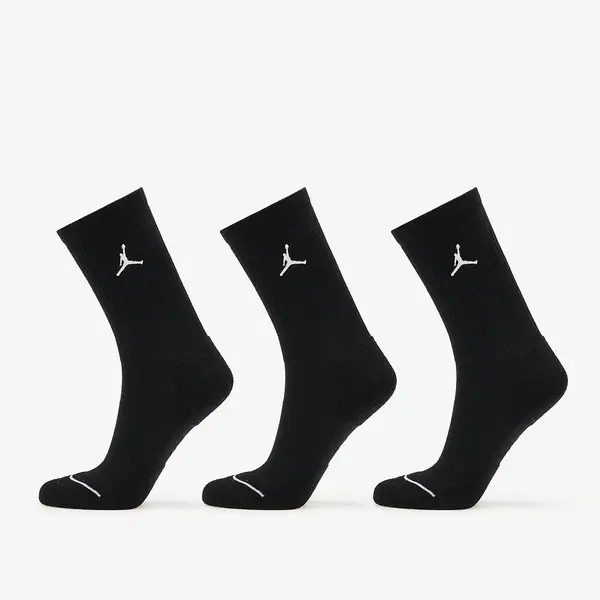 Jordan Чорапи Jordan Everyday Crew Socks 3-Pack Black/ White XL