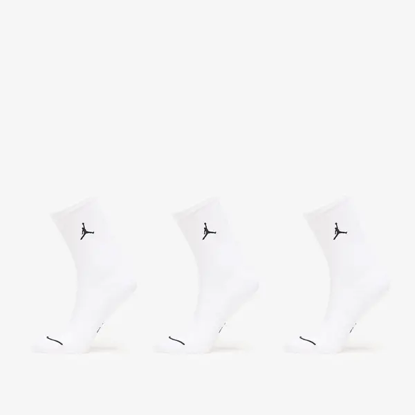 Jordan Чорапи Jordan Everyday Crew Socks 3-Pack White/ Black L