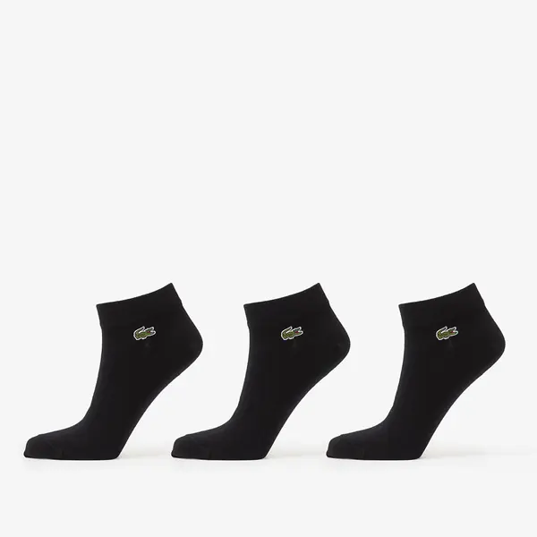 LACOSTE Чорапи LACOSTE Socks Black/ Black-Black 36-39