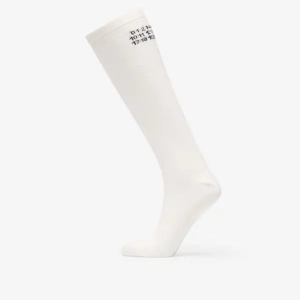 MM6 Чорапи MM6 Bootleg Sock Off White M
