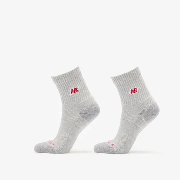 New Balance Чорапи New Balance Active Premium Crew Quarter 2-Pack Athletic Grey S