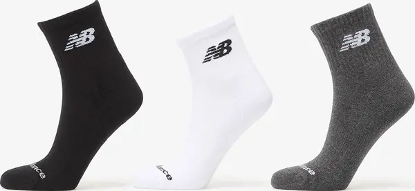 New Balance Чорапи New Balance Everyday Ankle 3-Pack White/ Grey/ Black L