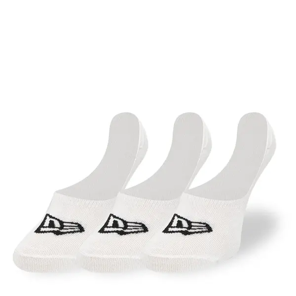 New Era Чорапи New Era Flag Invisible 3-Pack White Universal