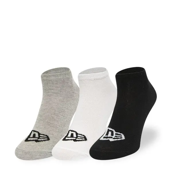 New Era Чорапи New Era Flag Sneaker 3-Pack Black/ White/ Gray Universal