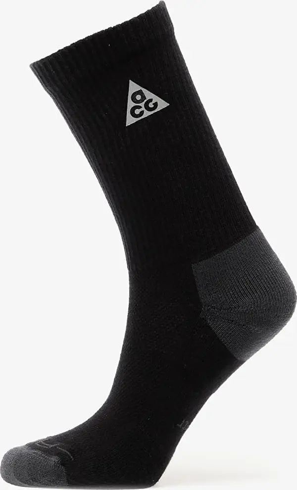 Nike Чорапи Nike ACG Everyday Elevated Crew Socks 1-Pack Black/ Dk Smoke Grey/ Reflective Silv S