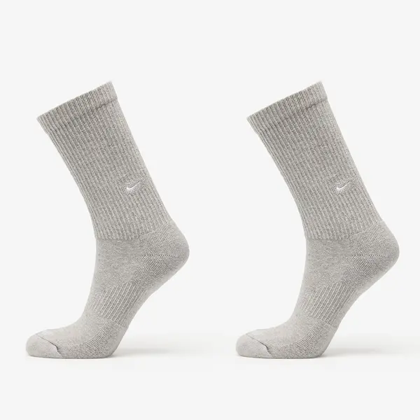 Nike Чорапи Nike Everyday Cushioned Crew Socks 2-Pack Dark Grey Heather/ White XL