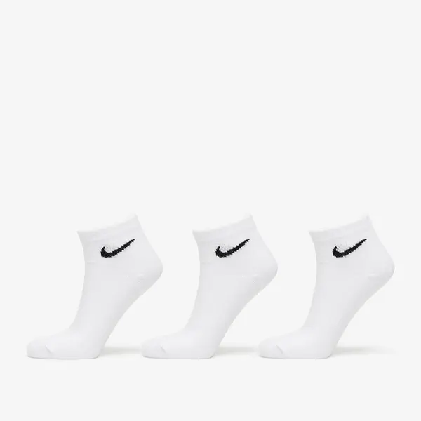 Nike Чорапи Nike Everyday Lightweight Ankle Socks 3-Pack White XL