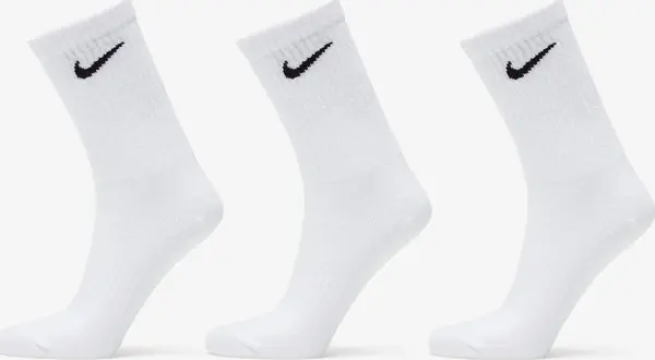 Nike Чорапи Nike Everyday Lightweight Training Crew Socks 3-Pack White/ Black S