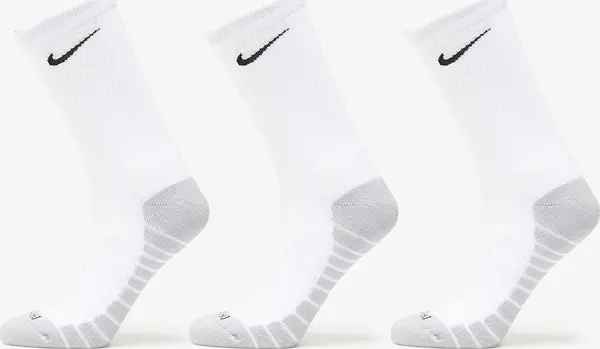 Nike Чорапи Nike Everyday Max Cushioned Training Crew Socks 3-Pack White/ Wolf Grey/ Black S