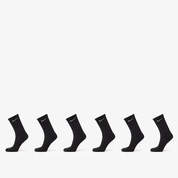Nike Чорапи Nike Everyday Plus Cushioned Training Crew Socks (6 Pairs) Black/ White M