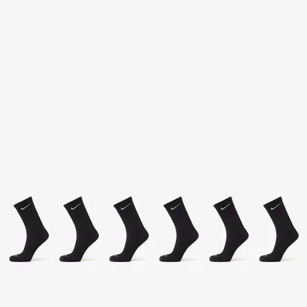 Nike Чорапи Nike Everyday Plus Cushioned Training Crew Socks (6 Pairs) Black/ White XL