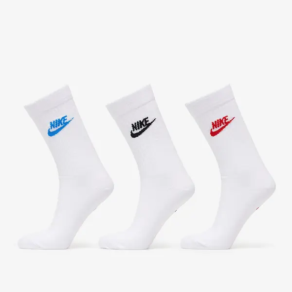 Nike Чорапи Nike NSW Everyday Essential Crew Socks 3-Pack White XL