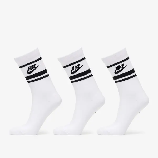 Nike Чорапи Nike Sportswear Everyday Essential Crew Socks 3-Pack White/ Black/ Black XL