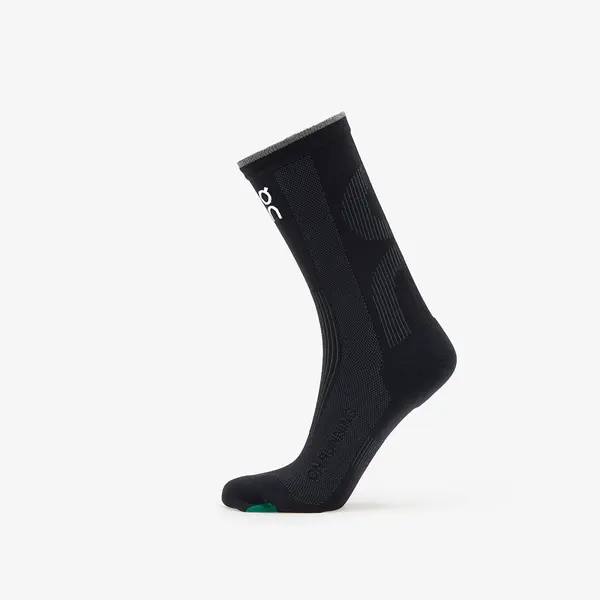 On Чорапи On Elite Run Sock High Black/ Magnet XL