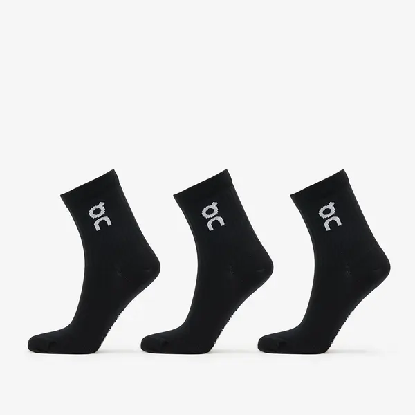 On Чорапи On Logo Sock High 3-Pack Black S