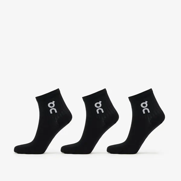 On Чорапи On Logo Sock Mid 3-Pack Black XS