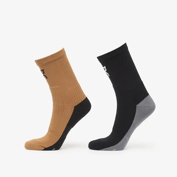 On Чорапи On Trail Sock High 2P Black/ Sphinx L