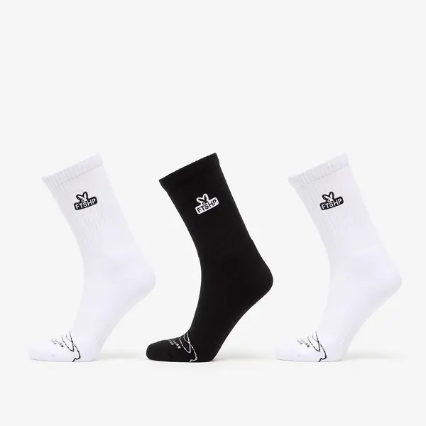 FTSHP Чорапи Playboy x FTSHP Socks 3 Pack Black/ White 36-38