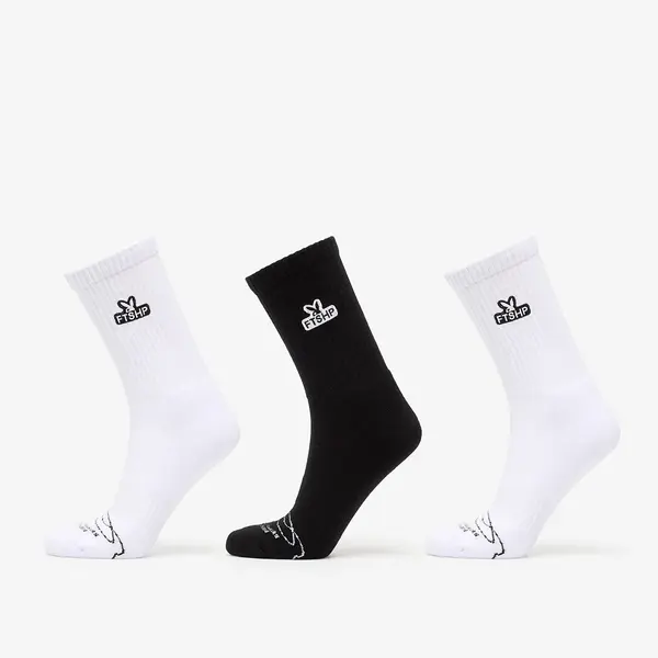 FTSHP Чорапи Playboy x FTSHP Socks 3 Pack Black/ White 43-46