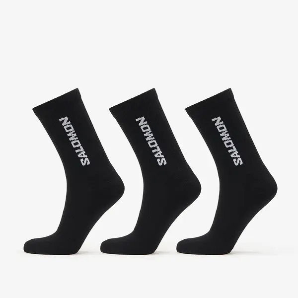 Salomon Чорапи Salomon Everyday Crew Socks 3-Pack Black/ Black L