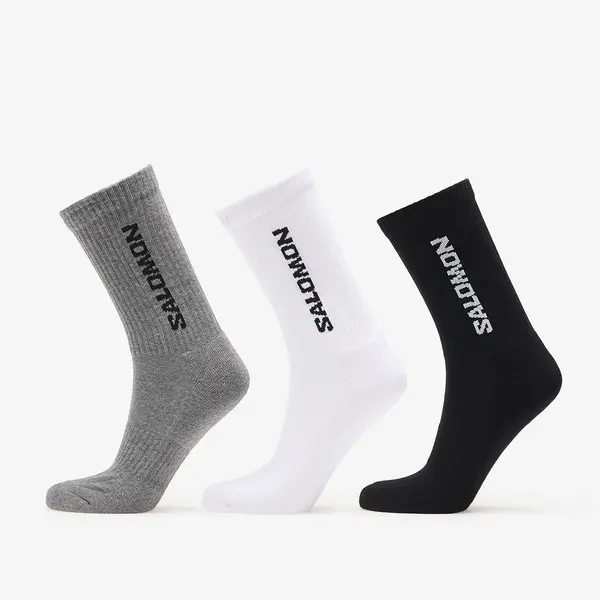 Salomon Чорапи Salomon Everyday Crew Socks 3-Pack Black/ White L