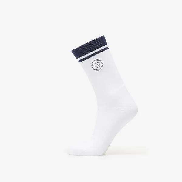Sporty & Rich Чорапи Sporty & Rich SRHWC Socks White/ Dark Navy Universal