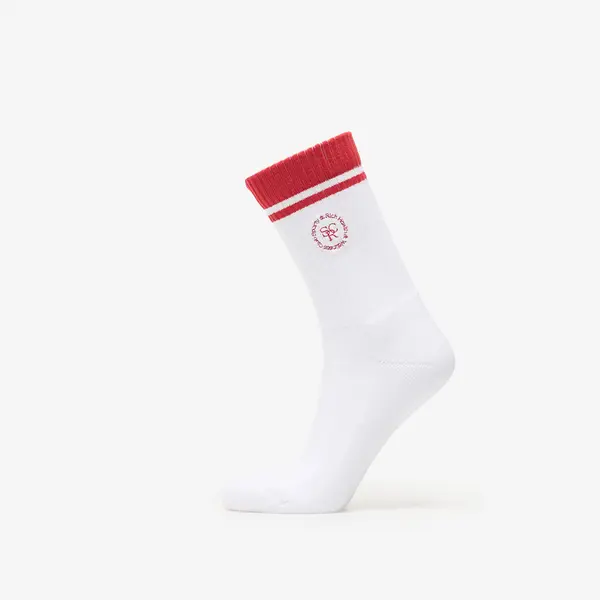 Sporty & Rich Чорапи Sporty & Rich SRHWC Socks White/ Ruby Universal