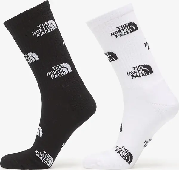 The North Face Чорапи The North Face Everyday Crew Sock Logo 2-Pack TNF Black/ TNF White/ Outlet C L
