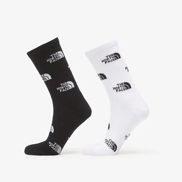 The North Face Чорапи The North Face Everyday Crew Sock Logo 2-Pack TNF Black/ TNF White/ Outlet C XS