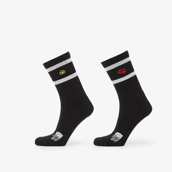 The North Face Чорапи The North Face Everyday Crew TNF Icons Sock 2-Pack TNF Black S