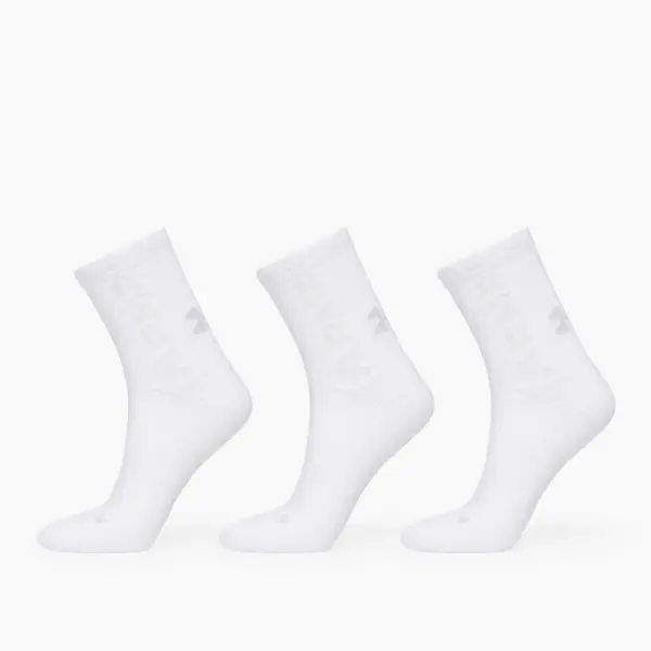 Under Armour Чорапи Under Armour 3-Maker Cushioned Mid-Crew 3-Pack Socks White XL