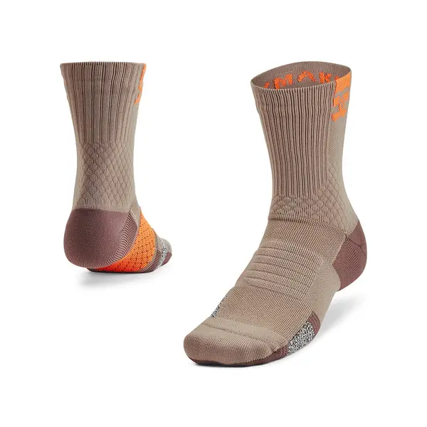 Under Armour Чорапи Under Armour AD Playmaker 1-Pack Mid Brown XL