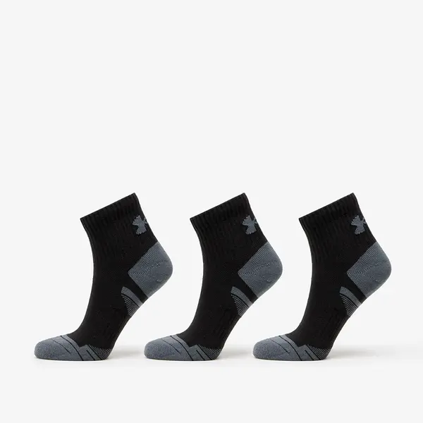 Under Armour Чорапи Under Armour Performance Cotton 3-Pack QTR Socks Black XL