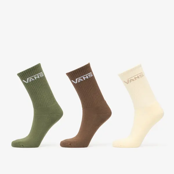Vans Чорапи Vans Rox Classic Crew Socks Green/ White/Brown L