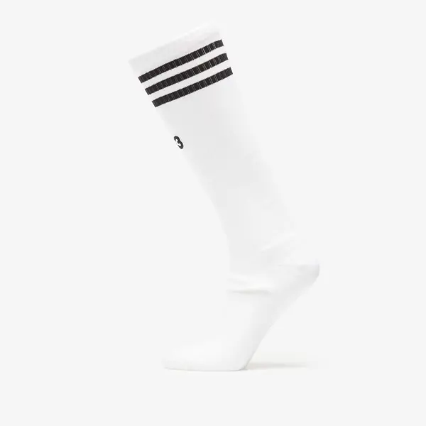 Y-3 Чорапи Y-3 Stripes High Socks White L