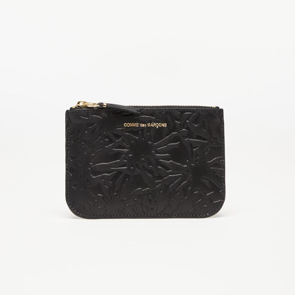 Comme des Garçons Wallets Comme des Garçons Embossed Forest Wallet Black