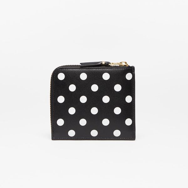Comme des Garçons Wallets Comme des Garçons Polka Dots Printed Black