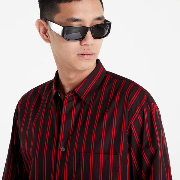 Comme des Garçons SHIRT Comme des Garçons Shirt Yarn Dyed Stripe Shirt Black