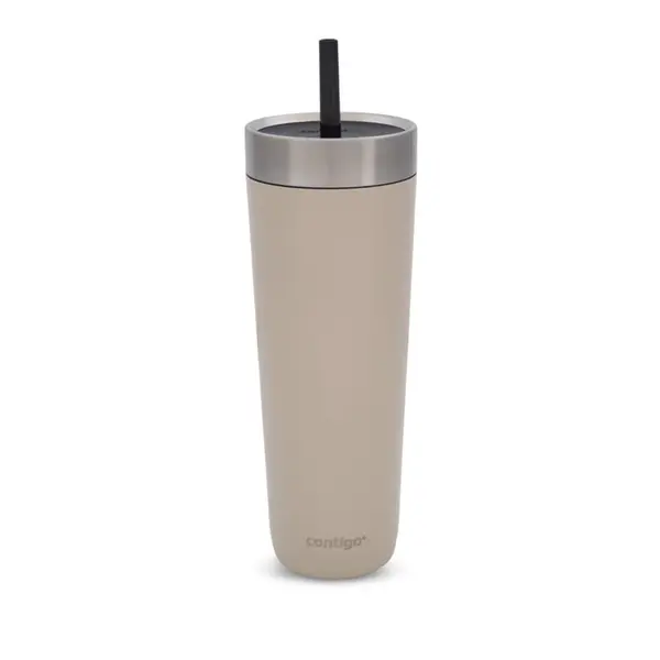 Contigo Contigo Water Bottle Luxe Spillproof Tumb 720 ml Light Brown Universal