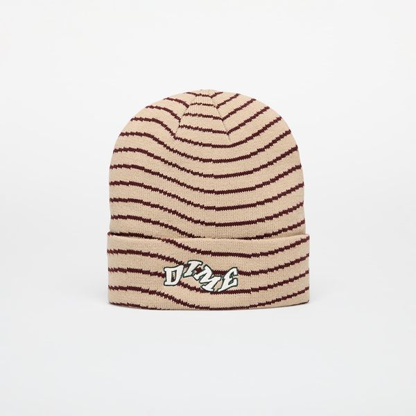 DIME DIME College Wave Cuff Beanie Tan Universal
