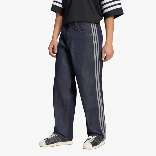 adidas Originals Дънки adidas Firebird Adicolor Denim Jeans Mid-rise Straight Leg Indigo Denim 38
