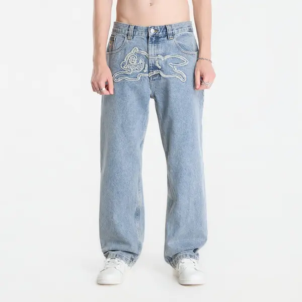 Billionaire Boys Club Icecream Дънки Billionaire Boys Club Icecream Applique Running Dog Double Scoop Denim Pants Light Wash Blue 32