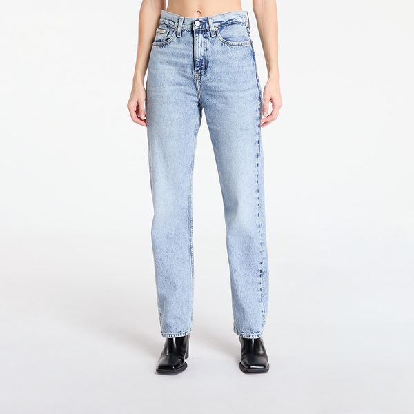 Calvin Klein Дънки Calvin Klein Jeans High Rise Straight Jeans Denim Medium W25/L30