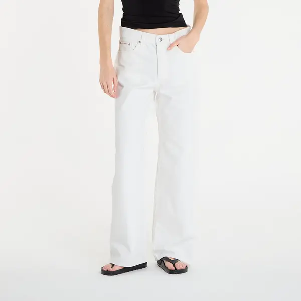 Calvin Klein Дънки Calvin Klein Jeans Low Rise Soft Baggy Jeans White S/28