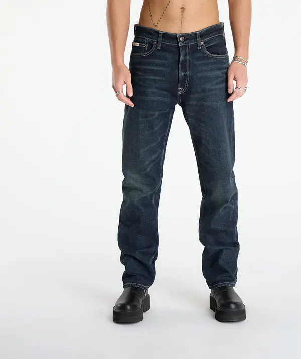 Calvin Klein Дънки Calvin Klein Jeans Standart Straight Gilded Jeans Blue W35/L34
