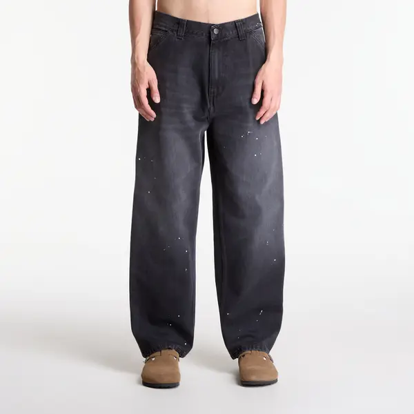 Carhartt WIP Дънки Carhartt WIP OG Single Knee Pant Black Destroy Wash, Splatter L