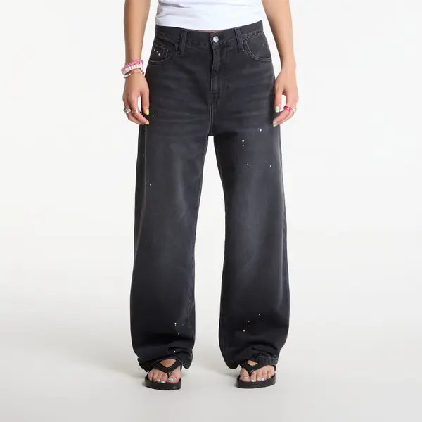 Carhartt WIP Дънки Carhartt WIP W' Arin Pant Black Destroy Wash, Splatter 31