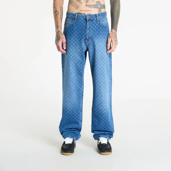 Daily Paper Дънки Daily Paper Amba Monogram Jeans New Mid Blue S