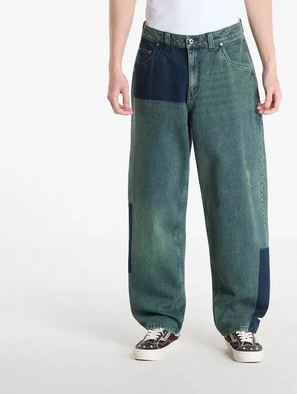 DIME Дънки DIME Baggy Denim Pants Distressed Green 30